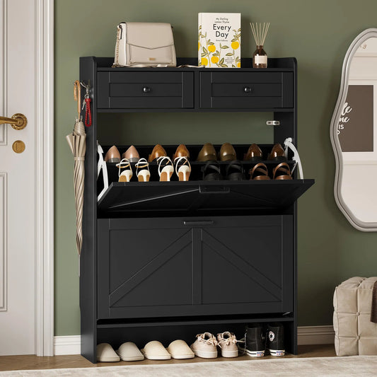 Furnix™ Shoe Storage Cabinet
