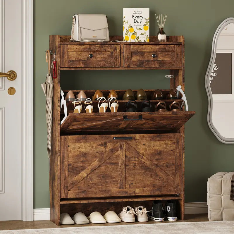 Furnix™ Shoe Storage Cabinet