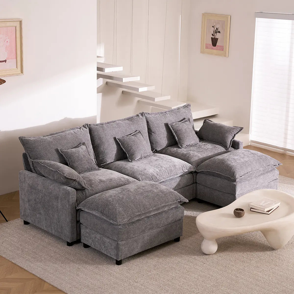 Furnix™ U-Shaped Cloud Sofa