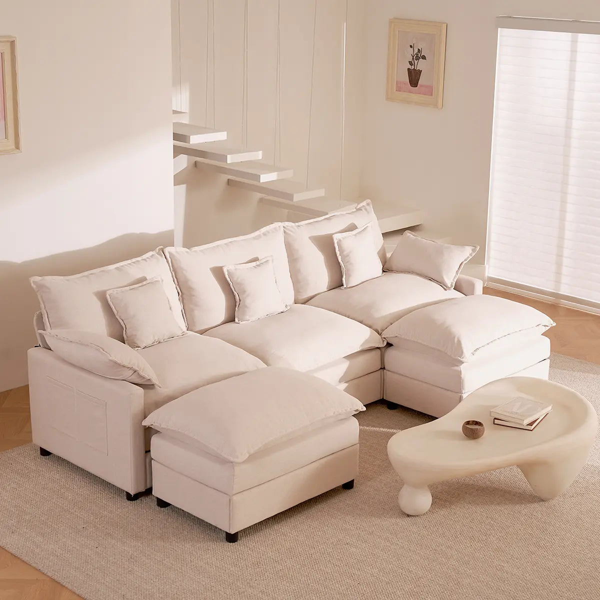 Furnix™ U-Shaped Cloud Sofa