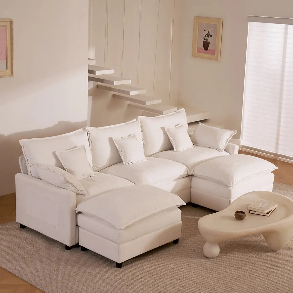 Furnix™ U-Shaped Cloud Sofa